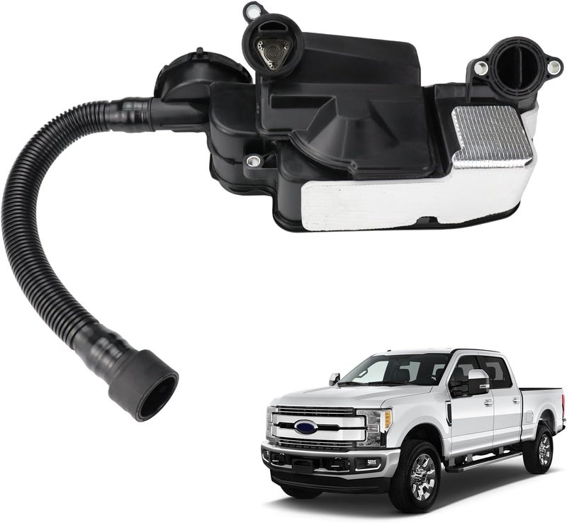 FRGOLIN Engine Oil Separator Assembly Compatible with Ford F250 F350 F450 F550 Super Duty 2017-2019 6.7L V8 Powerstroke Diesel PCV CCV Vent Valve Engine Crankcase Replaces FC3Z-6A785-F FC3Z6A785F - Image 1